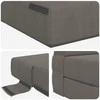 Sofa Sulankstomas Sofos Lova Šviesiai pilka 70 x 80 x 60 cm Audinys