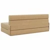 Sulankstomas Sofa-Lovas Čiužinys Žalias pilkas
