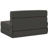 Sulankstomas Sofa-Lovas Čiužinys Tamsiai pilka 100 x 80 x 60 cm