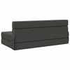 Sofa Sulankstomas Sofos Lova Tamsiai pilka 152 x 86,5 x 60 cm