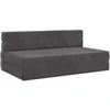 Sofa Sulankstomas Sofos Lova Tamsiai pilka 152 x 86,5 x 60 cm