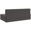 Sofa Sulankstomas Sofos Lova Tamsiai pilka 152 x 86,5 x 60 cm
