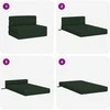 Sofa Sulankstomas Sofos Lova Tamsiai žalia 70 x 80 x 60 cm Audinys
