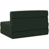 Sofa Sulankstomas Sofos Lova Tamsiai žalia 70 x 80 x 60 cm Audinys
