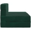 Sofa Sulankstomas Sofos Lova Tamsiai žalia 70 x 80 x 60 cm Audinys