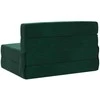 Sofa Sulankstomas Sofos Lova Tamsiai žalia 70 x 80 x 60 cm Audinys