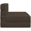 Sulankstomas Sofa-Lovas Čiužinys Taupe 100 x 80 x 60 cm Audinys