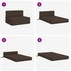 Sofa Sulankstomas Sofos Lova Taupe 70 x 80 x 60 cm Audinys