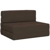 Sofa Sulankstomas Sofos Lova Taupe 70 x 80 x 60 cm Audinys