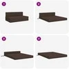 Sulankstomas Sofos Lova Taupe 152 x 86,5 x 60 cm Audinys