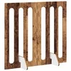 Sulankstomas šunų tvora 2 pcs Ąžuolo mediena 100,5 x 38 x 90 cm