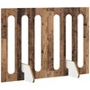 Sulankstomas šunų tvora 2 pcs Ąžuolo mediena 100,5 x 38 x 70 cm