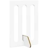 Sulankstomas šunų tvora 2 pcs Baltas 100,5 x 38 x 70 cm
