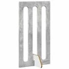 Sulankstomas šunų tvora 2 pcs Betono Pilka 100,5 x 38 x 90 cm