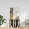 Sulankstomas šunų tvora 2 pcs Juodas Ąžuolas 100,5 x 38 x 70 cm