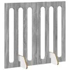 Sulankstomas šunų tvora 2 pcs Pilka Sonoma 100,5 x 38 x 90 cm