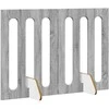 Sulankstomas šunų tvora 2 pcs Pilka Sonoma 100,5 x 38 x 70 cm