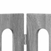 Sulankstomas šunų tvora 2 pcs Pilka Sonoma 100,5 x 38 x 90 cm