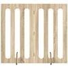 Sulankstomas šunų tvora 2 pcs Sonoma ąžuolas 100,5 x 38 x 90 cm