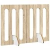 Sulankstomas šunų tvora 2 pcs Sonoma ąžuolas 100,5 x 38 x 70 cm