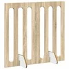 Sulankstomas šunų tvora 2 pcs Sonoma ąžuolas 100,5 x 38 x 90 cm