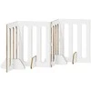 Sulankstomas šunų tvora 4 pcs Amatinė Ąžuolas 201 x 38 x 70 cm