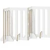 Sulankstomas šunų tvora 4 pcs Amatinė Ąžuolas 201 x 38 x 90 cm