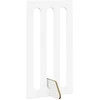 Sulankstomas šunų tvora 4 pcs Baltas 201 x 38 x 90 cm