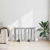 Sulankstomas šunų tvora 4 pcs Betono Pilka 201 x 38 x 70 cm