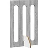 Sulankstomas šunų tvora 4 pcs Pilka Sonoma 201 x 38 x 70 cm