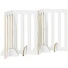 Sulankstomas šunų tvora 4 pcs Sonoma ąžuolas 201 x 38 x 90 cm