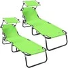Sulankstomas gultas 2 pcs Žalia 190 x 57 x 81 cm Oksfordas