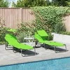 Sulankstomas gultas 2 pcs Žalia 190 x 57 x 81 cm Oksfordas