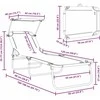Saulės gultas 2 pcs Žalia 58 x 188 x 77 cm Poliesteris
