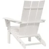 Sodo Kėdė 2 pcs Balta 80.5 x 74.5 x 92 cm Polietilenas