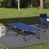 Sulankstoma Kempingo Lova 2 pcs Mėlyna 206 x 76 x 74 cm