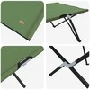 Sulankstoma Kempingo Lova 2 pcs Žalia 206 x 76 x 74 cm
