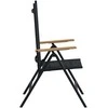 Sulankstomos sodo kėdės 2 pcs Juodas 58 x 73 x 111,5 cm