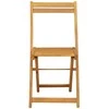 Sulankstomos sodo kėdės 6 pcs Natūrali 40 x 53 x 80 cm