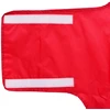 Šuns lietpaltis su šviesą atspindinčiomis juostelėmis, poliesteris, raudonas, 3XL