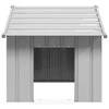 šunų namelis su stogu 83x130x85 cm cinkuoto plieno