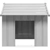 šunų namelis su stogu 85x107x81 cm cinkuoto plieno