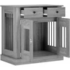 Šunų narvas baldams Pilka Sonoma 80 x 47,5 x 80 cm