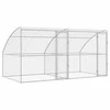 Šunų narvas 2 pcs Sidabro 4 x 2 x 2 m Galvanizuotas plienas