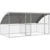 Šunų narvas 2 pcs Sidabro 4 x 2 x 2 m Galvanizuotas plienas
