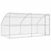 Šunų narvas 2 pcs Sidabro 4 x 2 x 2 m Galvanizuotas plienas