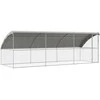 Šunų narvas 3 pcs Sidabro 6 x 2 x 2 m Galvanizuotas plienas