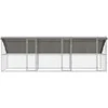 Šunų narvas 3 pcs Sidabro 6 x 2 x 2 m Galvanizuotas plienas