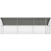 Šunų narvas 3 pcs Sidabro 6 x 2 x 2 m Galvanizuotas plienas