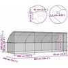 Šunų narvas 3 vnt. Sidabro 6 x 2 x 2 m Galvanizuotas plienas